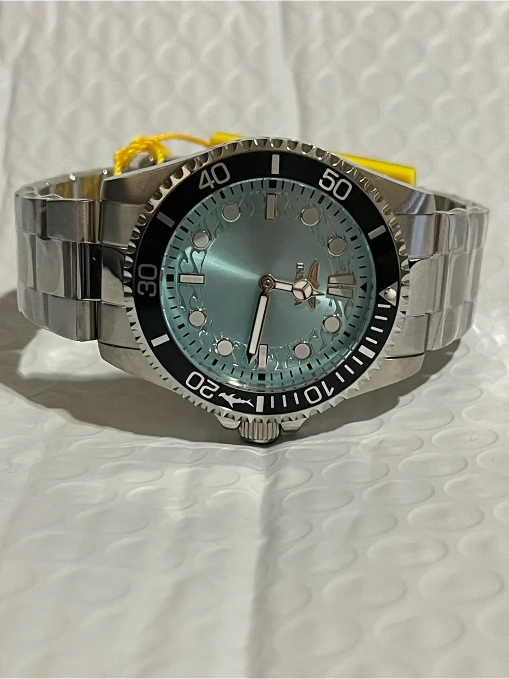 Invicta Pro Diver Crestcore Men's Watch - 43mm. Steel  Blue dial and black bezel